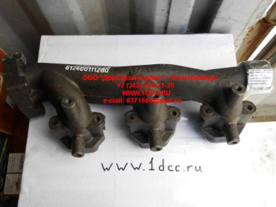 Коллектор выпускной задняя часть, двигатель WD615, WP10(290) HOWO (ХОВО) 612600111280 фото 1 Ставрополь