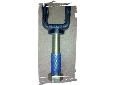 Кронштейн крепления амортизатора нижний 8х4 2-ой оси (вилка+болт) SH F3000 SHAANXI / Shacman (ШАНКСИ / Шакман) 81.43740.0145 фото 1 Ставрополь