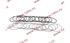 Кольцо уплотнительное гильзы цилиндра (комплект 12 тонких и 12 толстых) двигатель TD226B6G фото Ставрополь