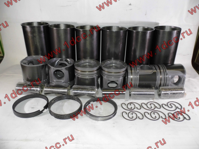 Поршневая группа D12 (6 гильз, 6 поршней (...0001), 6 пальцев, комплект колец) H A7 HOWO A7  фото 1 Ставрополь